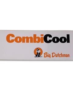 Aufkleber CombiCool groß (245 x 90mm) f/Haube über Riemen